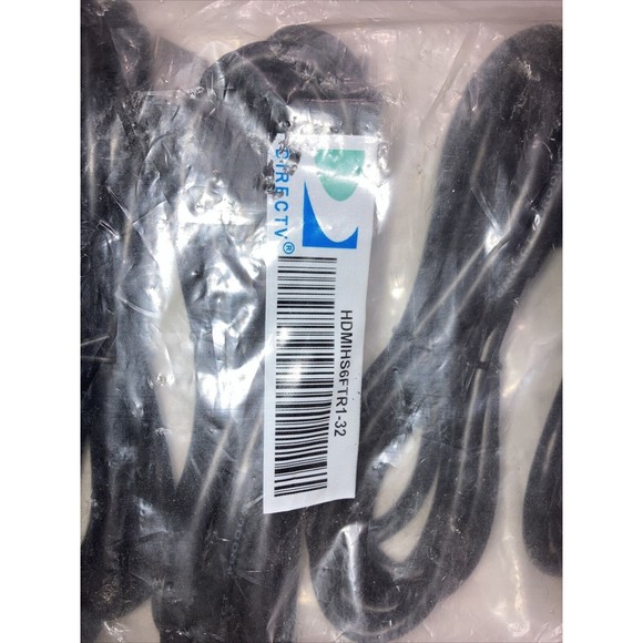 New HDMI high speed universal 6ft cables lot of 5 (direct tv) - Picture 2 of 6